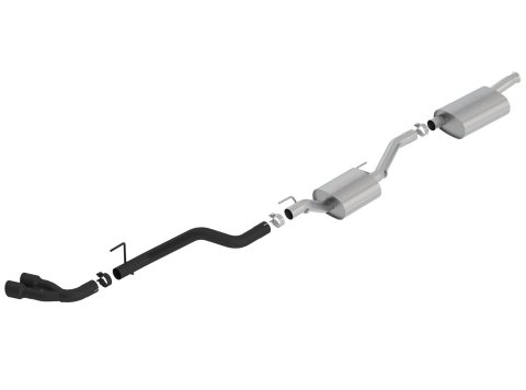 Borla 2020 Jeep Gladiator JT 3.6L V6 AWD Touring Catback w/ Dual Black Tips
