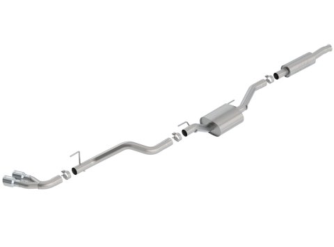 Borla 2020 Jeep Gladiator JT 3.6L V6 AWD S-Type Dual Side Catback w/ Chrome Tips