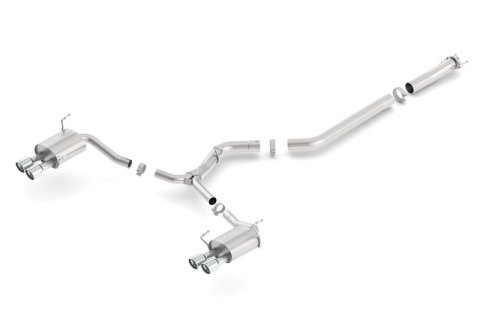 Borla 15-16 Subaru WRX / STI 2.5L S-Type Cat-Back Exhaust Quad Rd RL Tips
