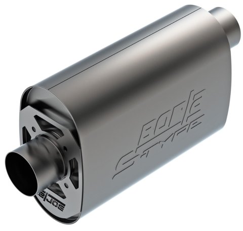 Borla CrateMuffler LS3 3in Offset/Center 14in x 4.35in x 9.10in Oval Muffler S-Type