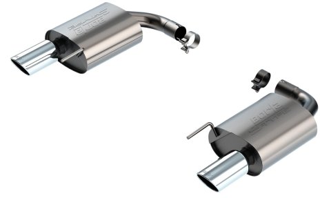 Borla 2024-2025 Ford Mustang Eco Boost 2.3L S-Type Axle Back Exhaust w/ Chrome Tips