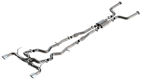 Borla 16-24 Infinity Q50 (Auto V6) ATAK Cat Back - 4.5in Chrome Tip