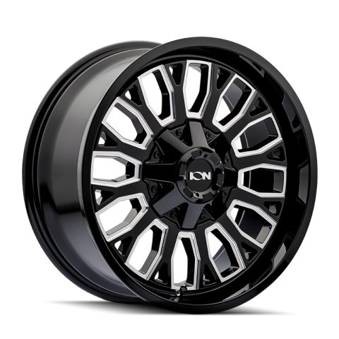 ION Type 152 20x9 / 8x180 BP / 0mm Offset / 124.1mm Hub Black/Milled Wheel