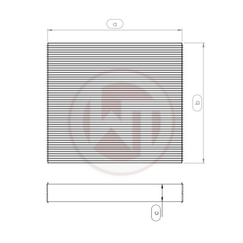 Wagner Tuning 240x251x52mm Radiator Core