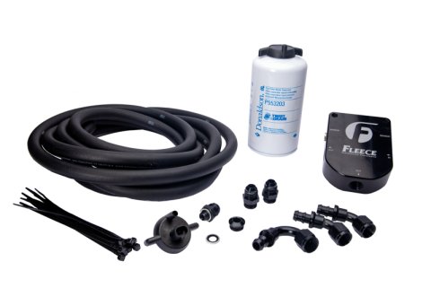 Fleece Performance 98.5-02 Dodge Cummins Auxiliary Fuel Filter Kit