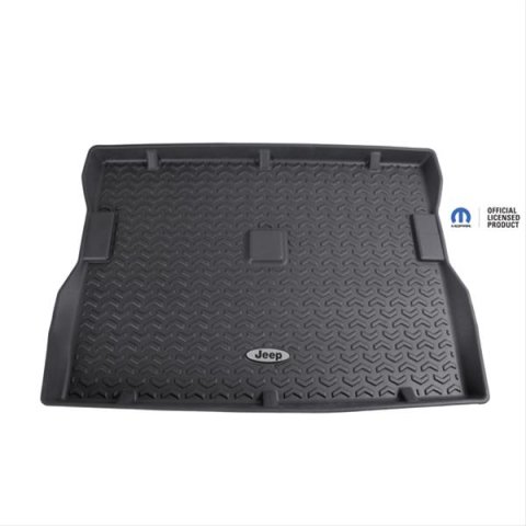 Rugged Ridge Floor Liner Cargo Black 1976-1986 Jeep Logo CJ-7 / 87-95 Jeep Wrangler YJ