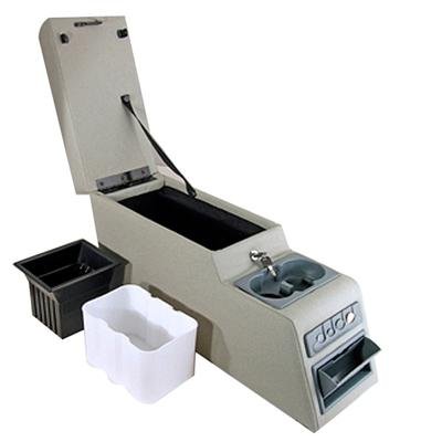 Rugged Ridge Ultimate Locking Console Gray 76-95 Jeep CJ / Jeep Wrangler