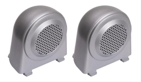 Rugged Ridge 07-10 Jeep Wrangler JK Silver Tweeter Speaker Enclosures