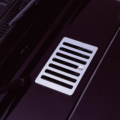 Rugged Ridge 98-06 Jeep Wrangler TJ Stainless Steel Cowl Vent Cover