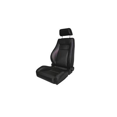 Rugged Ridge Ultra Front Seat Reclinable Black Denim 76-02 CJ&Wrang