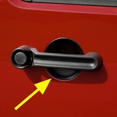 Rugged Ridge Door Handle Recess Guard Kit 07-18 Jeep Wrangler JK