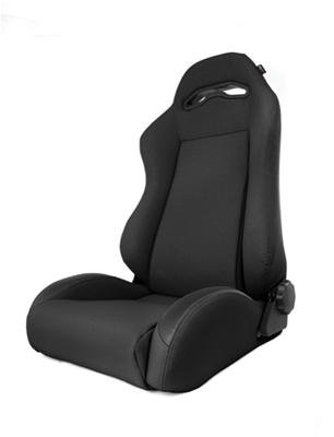 Rugged Ridge Sport Front Seat Reclinable Black Denim 97-06TJ