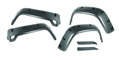 Rugged Ridge 6-Piece Fender Flare Kit 97-06 Jeep Wrangler