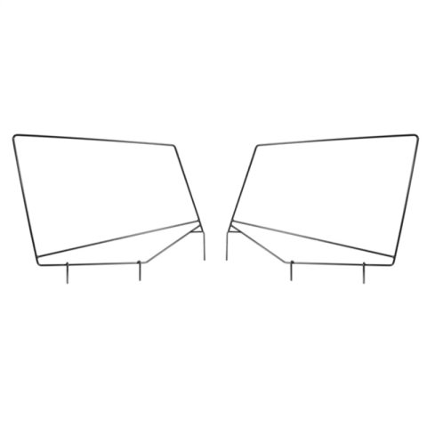 Rugged Ridge Upper Door Skin Frames 87-95 Jeep Wrangler YJ