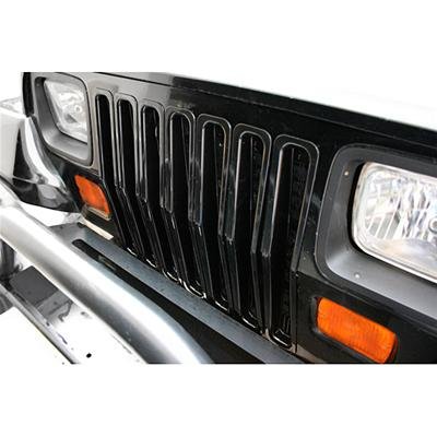 Rugged Ridge Grille Inserts Black 87-95 Jeep Wrangler YJ