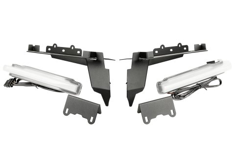 Rugged Ridge Chop Brackets Front Fender 20-23 Jeep Gladiator/Wrangler JL Overland/Sahara/Sport w/DRL