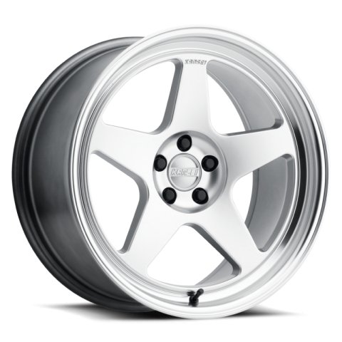 Kansei K12H Knp 18x9.5in / 5x120 BP / 22mm Offset / 72.56mm Bore - Hyper Silver Wheel