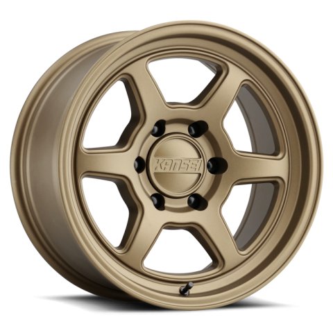 Kansei K14B Roku 17x8.5in / 5x127 BP / -10mm Offset / 78.1mm Bore - Gloss Black Wheel