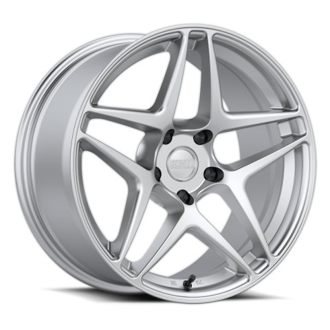 Kansei K15H Astro 19x9.5in / 5x112 BP / 22mm Offset / 66.6mm Bore - Hyper Silver Wheel