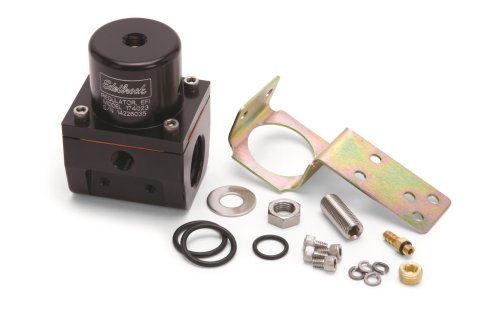 Edelbrock Fuel Pressure Regulator EFI 180 GPH 35-90 PSI -10In/Out -6 Return Black