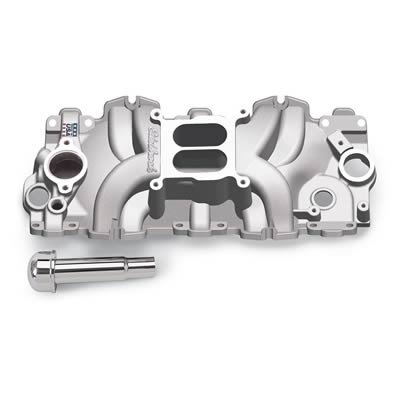 Edelbrock Intake Manifold Single Quad Perf RPM BBC 409 Inwin Lg Port As-Cast