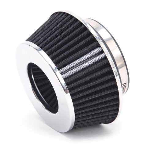 Edelbrock Air Filter Pro-Flo Series Conical 3 7In Tall Black/Chrome