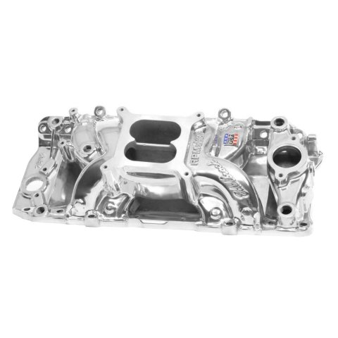 Edelbrock Polished B/B Chevy O-Port RPM Air-Gap Manifold