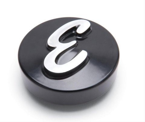 Edelbrock Edelbrock Inein Air Cleaner Nut 2-1/8In Diameter Black w/ Raw Alum Inein