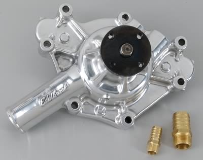 Edelbrock Water Pump High Performance Chrysler 1969-85 318-360 CI V8 Engines Standard Length