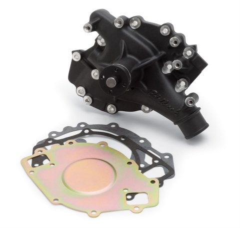 Edelbrock Water Pump High Performance Ford 1970-92 429/460 CI V8 Standard Length Black Finish