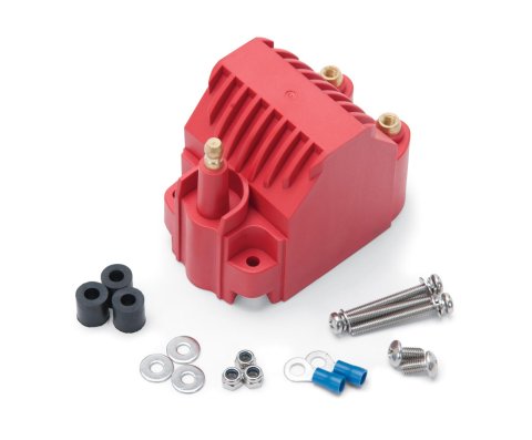 Edelbrock Max-Fire Universal High Output Dome Style Ignition Coil - Red