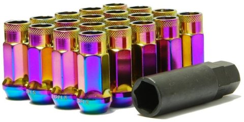Wheel Mate Muteki SR48 Open End Lug Nuts - Neon 12x1.50 48mm
