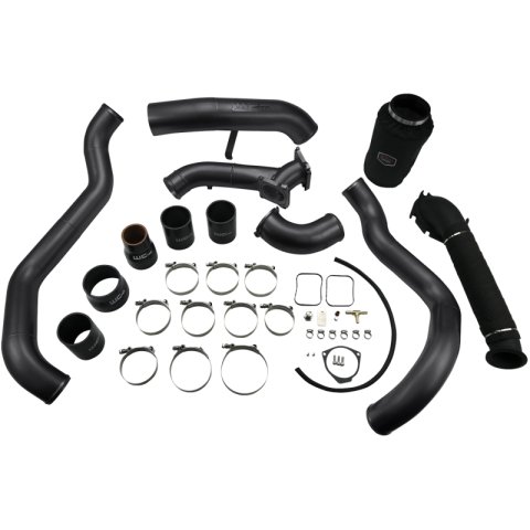 Wehrli 01-04 Chevrolet 6.6L LB7 Duramax High Flow Intake Bundle Kit - Gloss Black