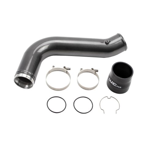 Wehrli 17-19 Chevrolet 6.6L L5P Duramax Passenger Side 3.5in Intercooler Pipe - Bengal Blue