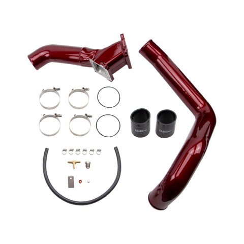 Wehrli 01-04 Chevrolet 6.6L LB7 Duramax 3in Y-Bridge Kit - Sparkle Bomber Orange