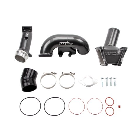Wehrli 2006-2007 LBZ Duramax High Flow 3in Y-Bridge Kit- WCFab Grey