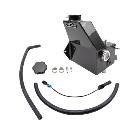 Wehrli 13-18 Dodge 6.7L Cummins OEM Placement Coolant Tank Kit - Gun Metal
