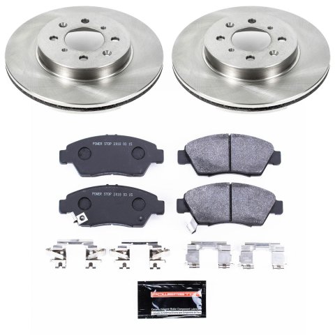 Power Stop 93-95 Honda Civic Front Track Day SPEC Brake Kit