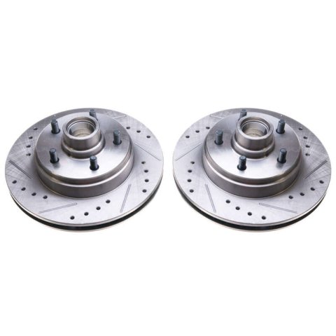 Power Stop 86-89 Buick Electra Front Evolution Drilled & Slotted Rotors - Pair