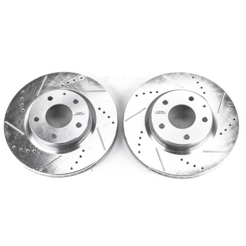 Power Stop 14-18 Mazda 3 Front Evolution Drilled & Slotted Rotors - Pair