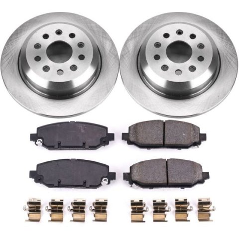 Power Stop 18-19 Jeep Wrangler Rear Autospecialty Brake Kit