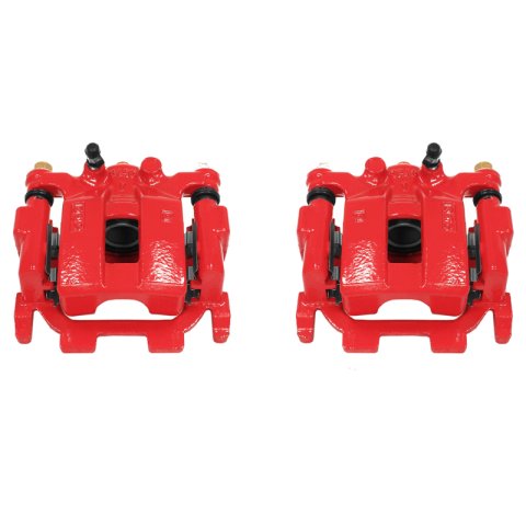 Power Stop 09-14 Nissan Maxima Rear Red Calipers w/Brackets - Pair