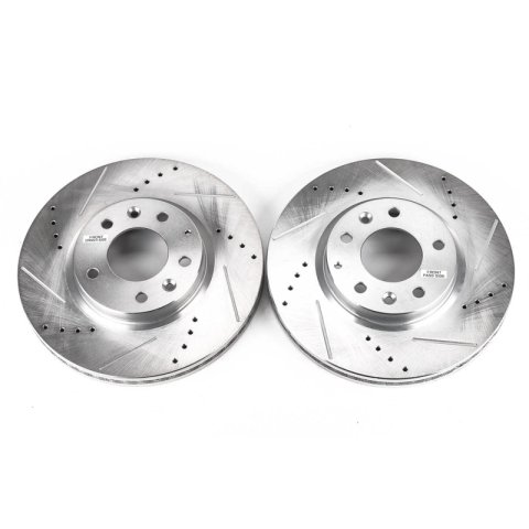 Power Stop 07-12 Mazda CX-7 Front Evolution Drilled & Slotted Rotors - Pair