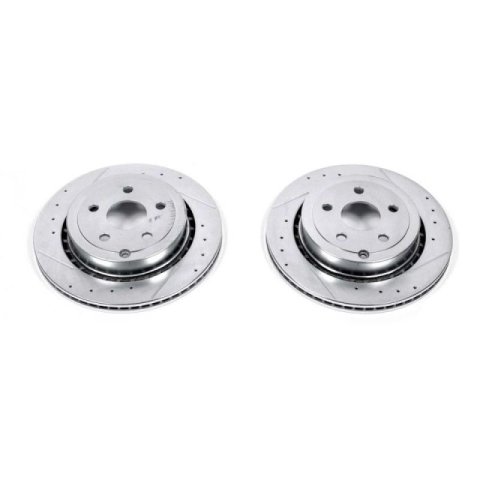 Power Stop 11-17 Chevrolet Caprice Rear Evolution Drilled & Slotted Rotors - Pair