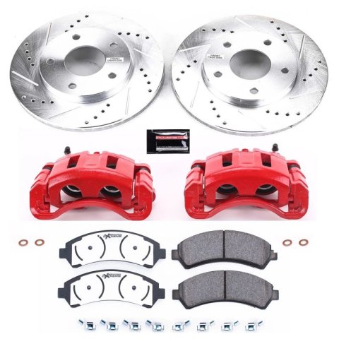 Power Stop 97-05 Chevrolet Blazer Front Z36 Truck & Tow Brake Kit w/Calipers