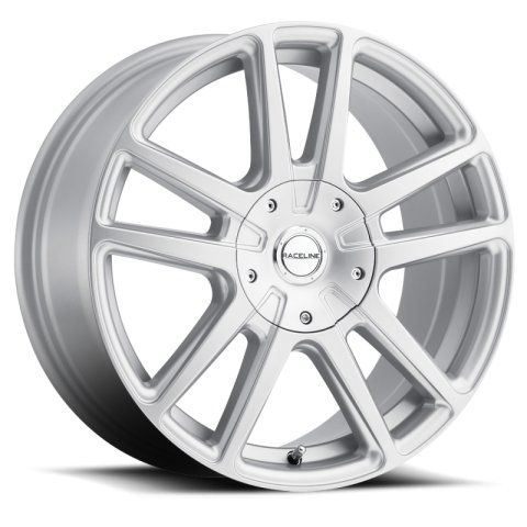 Raceline 145S Encore 17x7.5in / 5x100/5x114.3 BP / 40mm Offset / 72.62mm Bore - Gloss Silver Wheel