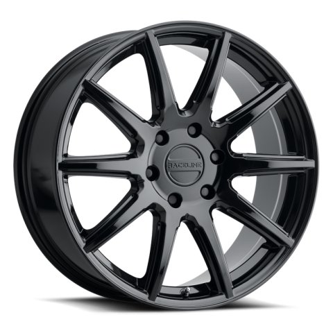 Raceline 159B Spike 18x8in / 6x139.7 BP / 15mm Offset / 106.1mm Bore - Gloss Black Wheel