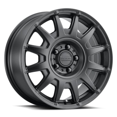 Raceline 401B Aero 18x8in / 5x100 BP / 40mm Offset / 72.62mm Bore - Satin Black Wheel