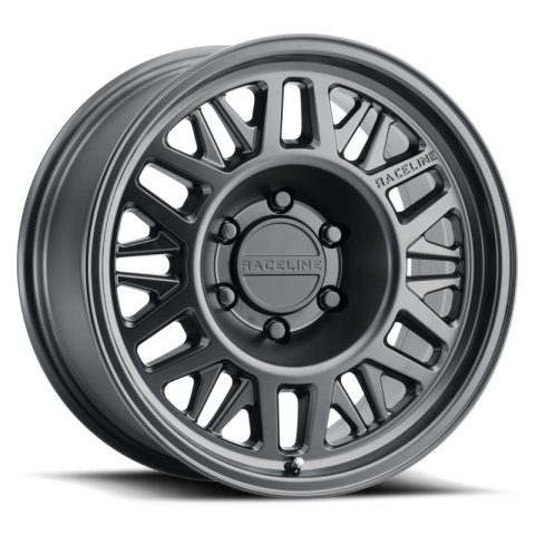 Raceline 451B Ryno 17x8.5in / 5x127 BP / 0mm Offset / 78.1mm Bore - Satin Black Wheel