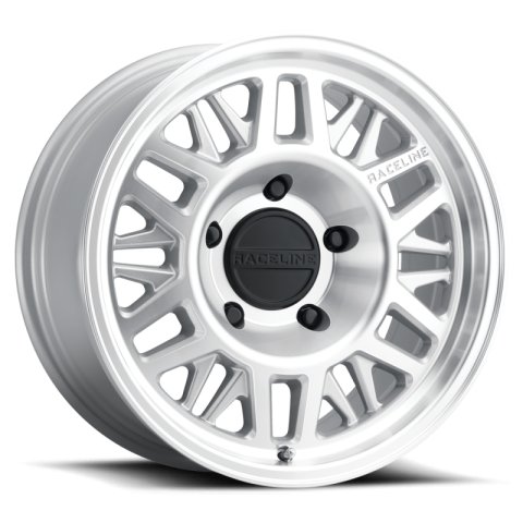 Raceline 451MC Ryno 17x8.5in / 5x127 BP / 0mm Offset / 78.1mm Bore - Machined Wheel
